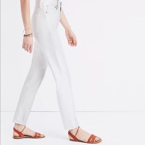 Madewell Perfect Summer Jean in Tile White